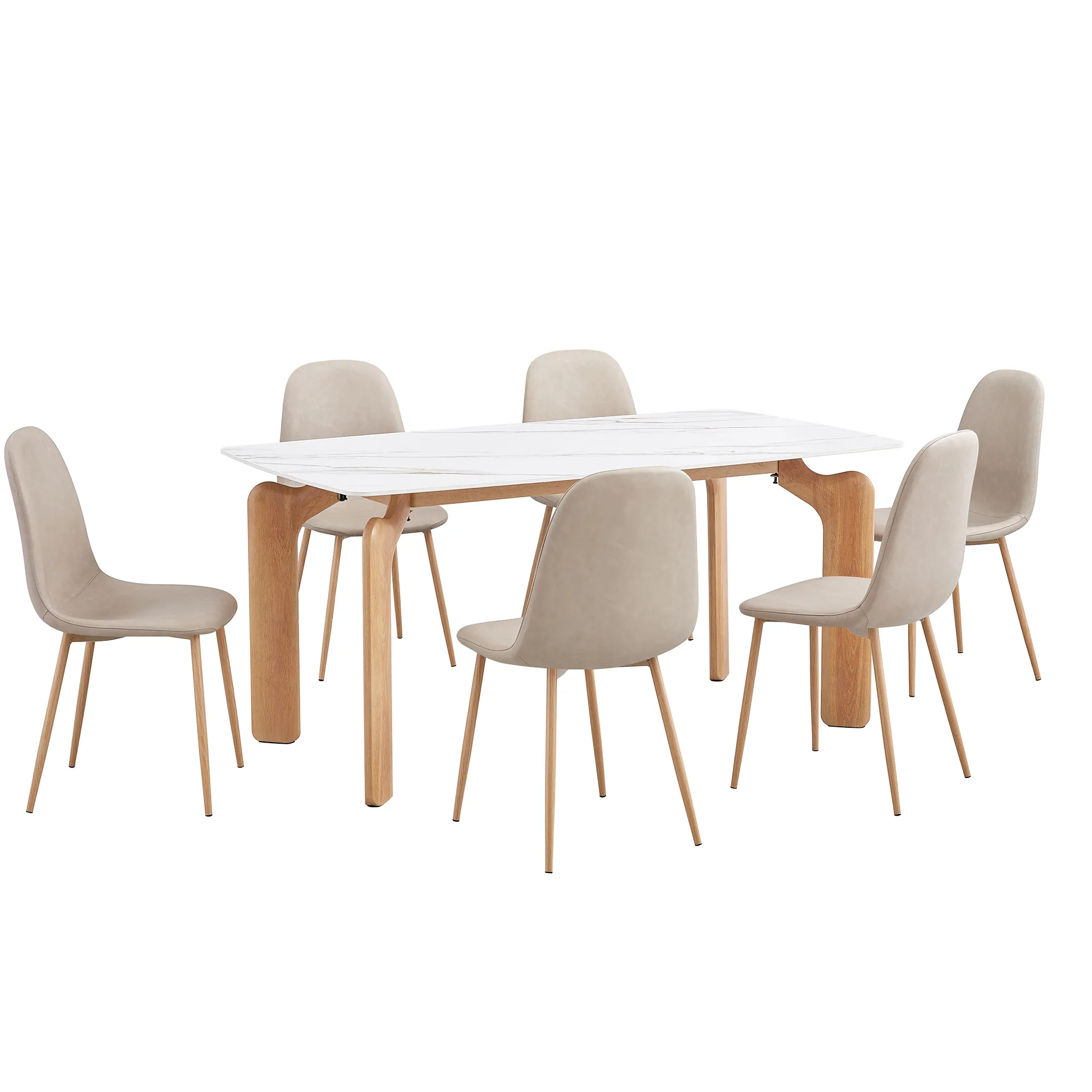 sintered stone dining table set